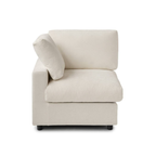 Modular Washable Track Arm Corner Chair in Beige