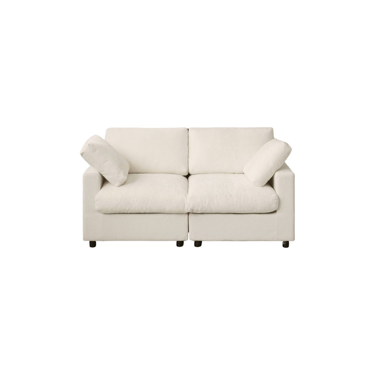 Washable Track Arm 2-Seater Loveseat 67"