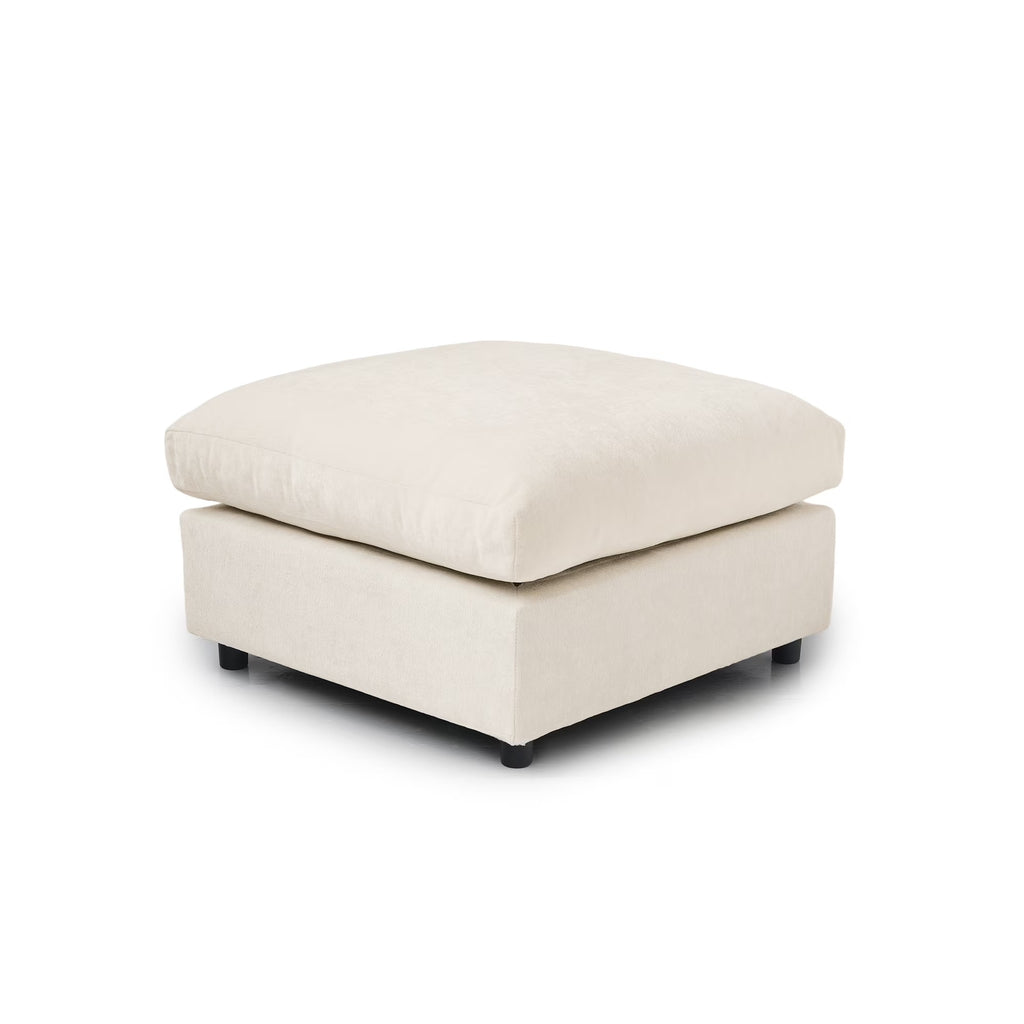 Modular Washable Ottoman in Beige