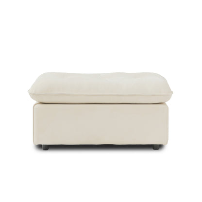 U-Shaped Chenille and Linen Washable Sectional Sofa | Classica