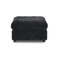 Slipcover Only - Modular Washable Ottoman in Black