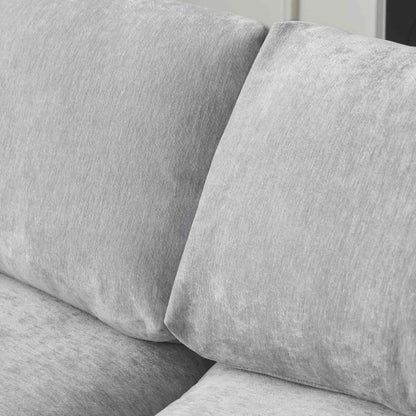 U-Shaped Chenille and Linen Washable Sectional Sofa | Classica