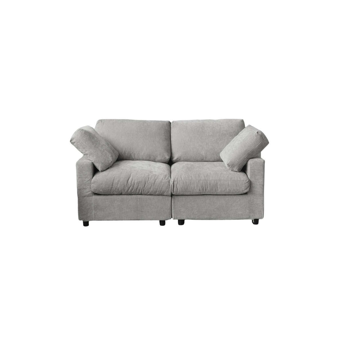 Washable Track Arm 2-Seater Loveseat 67"