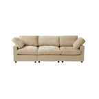Washable Track Arm 3-Seater Sofa 100.5"