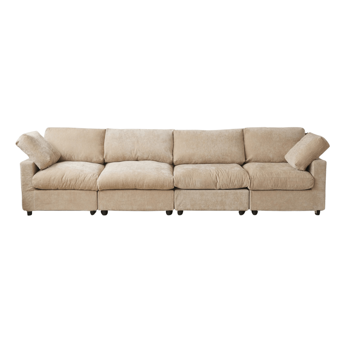Washable Track Arm 4-Seater Sofa 134"