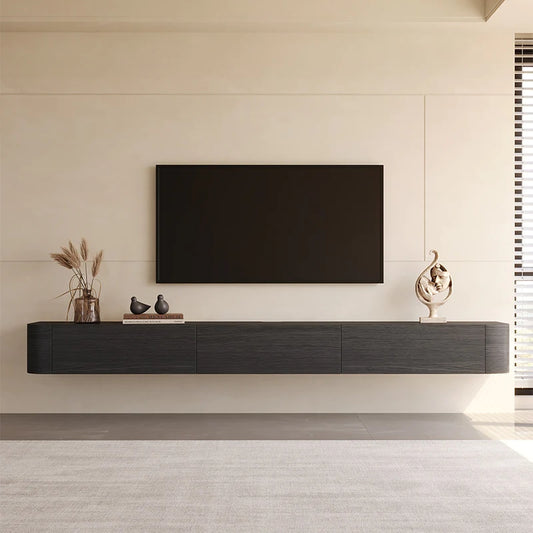 Modern Minimalist Floating TV Stand, Modern Wall-Mounted Entertainment Center