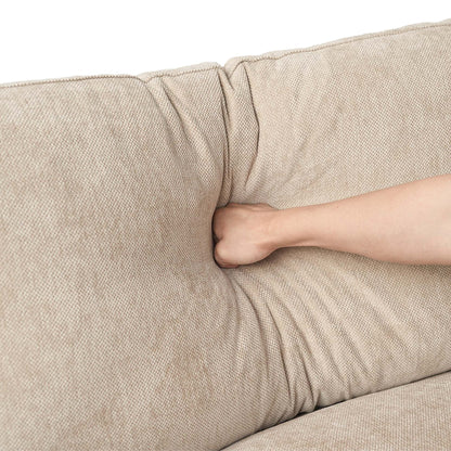 4-Seater Washable Cloud Sectional Sofa with Removable Cushions and Pillow Covers | Nephele