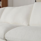Modular Washable Cloud 4-Seater in White