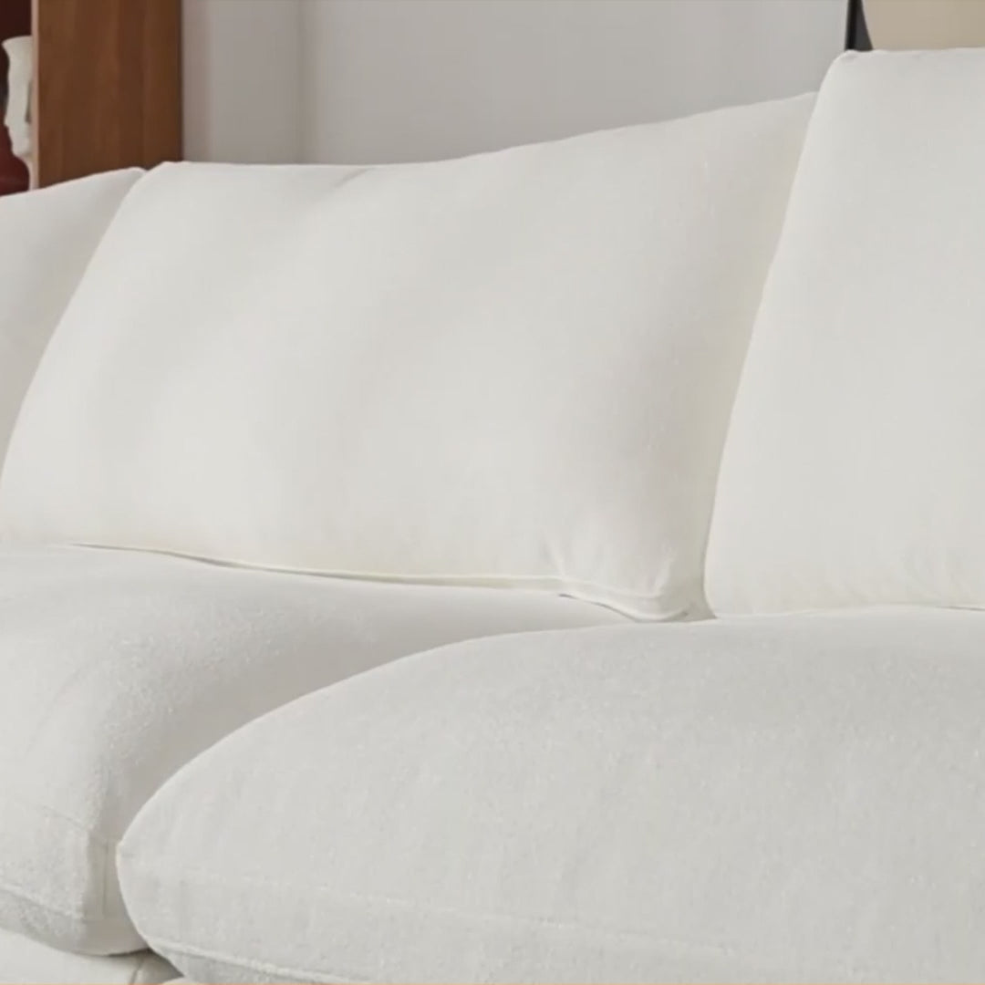 Modular Washable Cloud 2-Seater in White