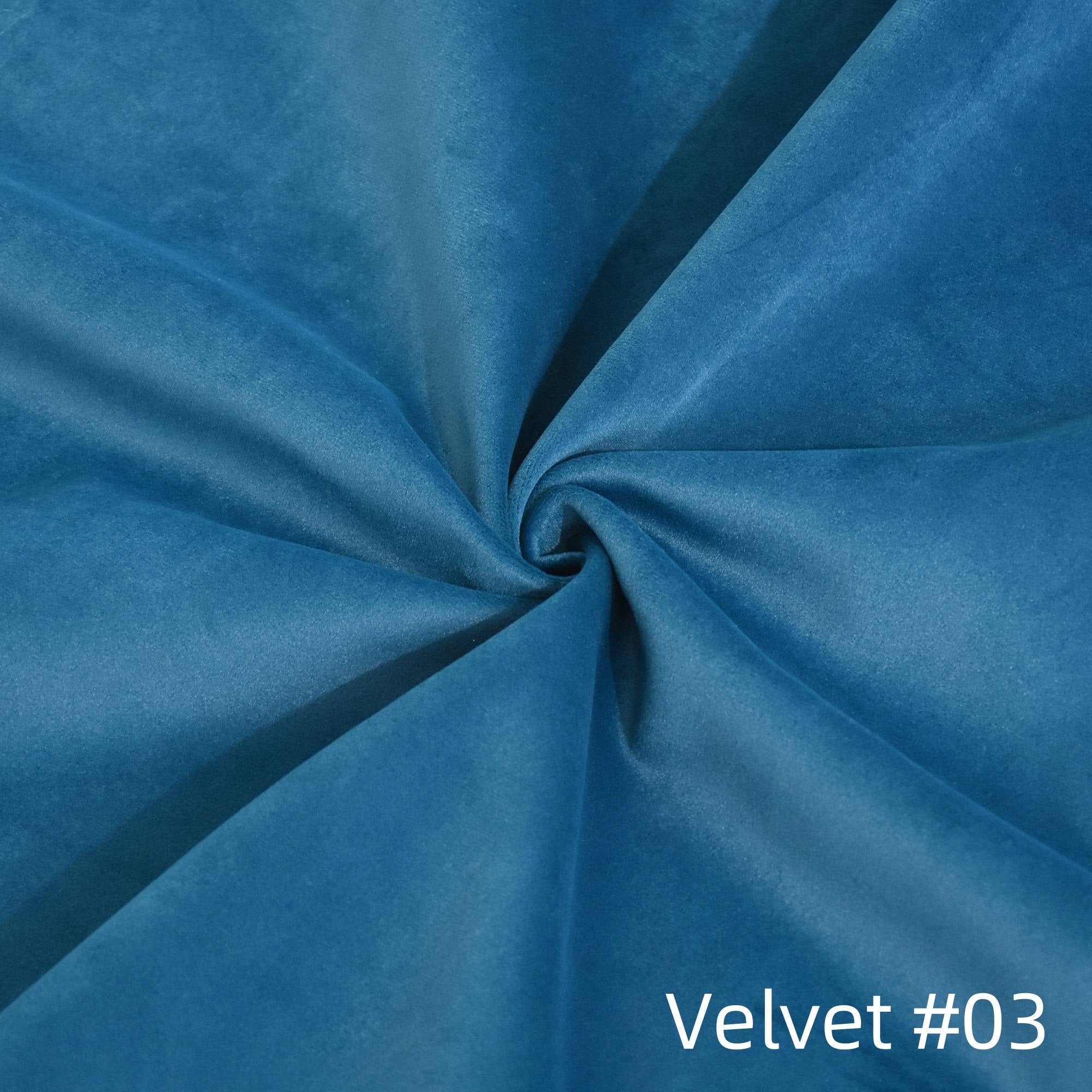 Slipcover Only - Modular Washable Armless Chair in Sky Blue